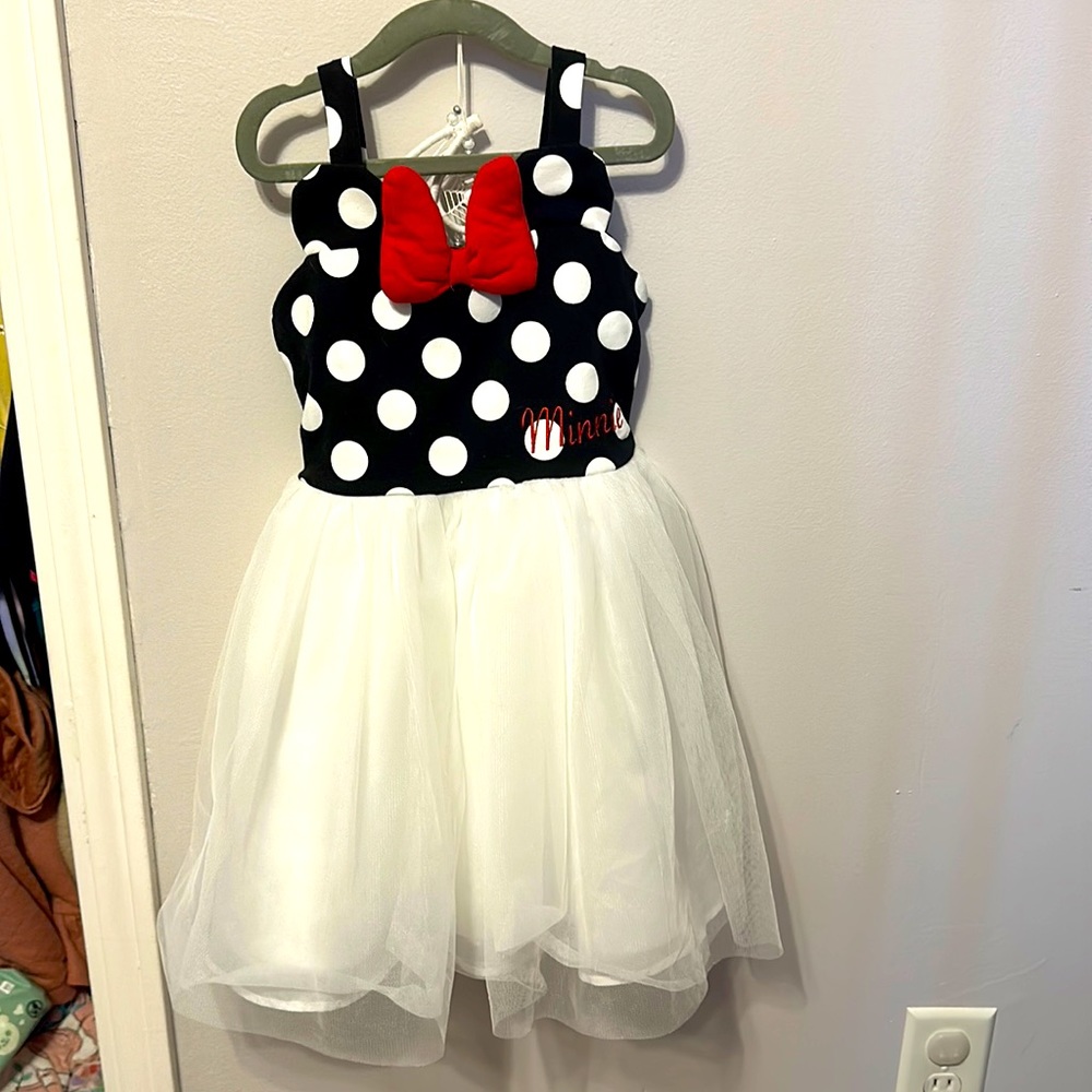 Disney Minnie Mouse tulle dress size 6 ❤️✨